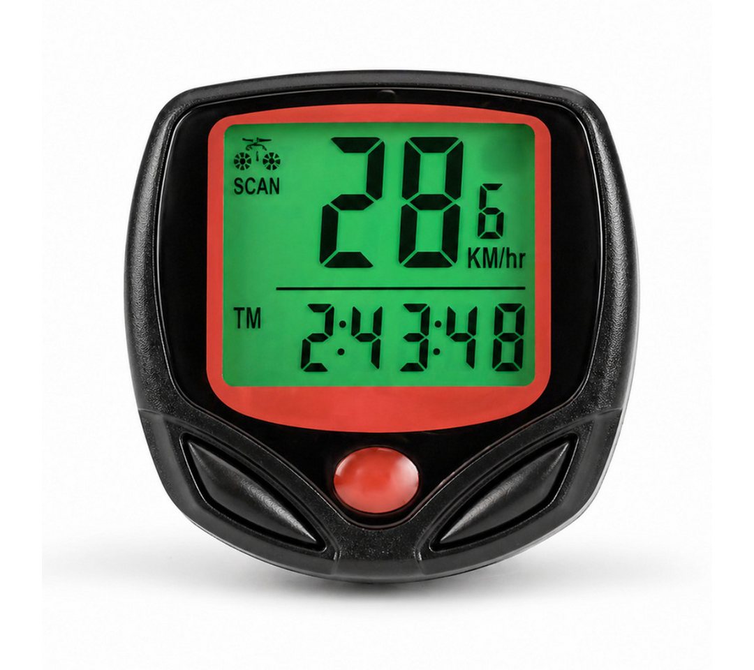 BENSON Fahrradcomputer Fahrradcomputer LCD Kabelgebunden 14 Funktionen Fahrradtacho (1-St., Set), 14 Funktionen, Kabelgebundene Datenübertragung Bild 2