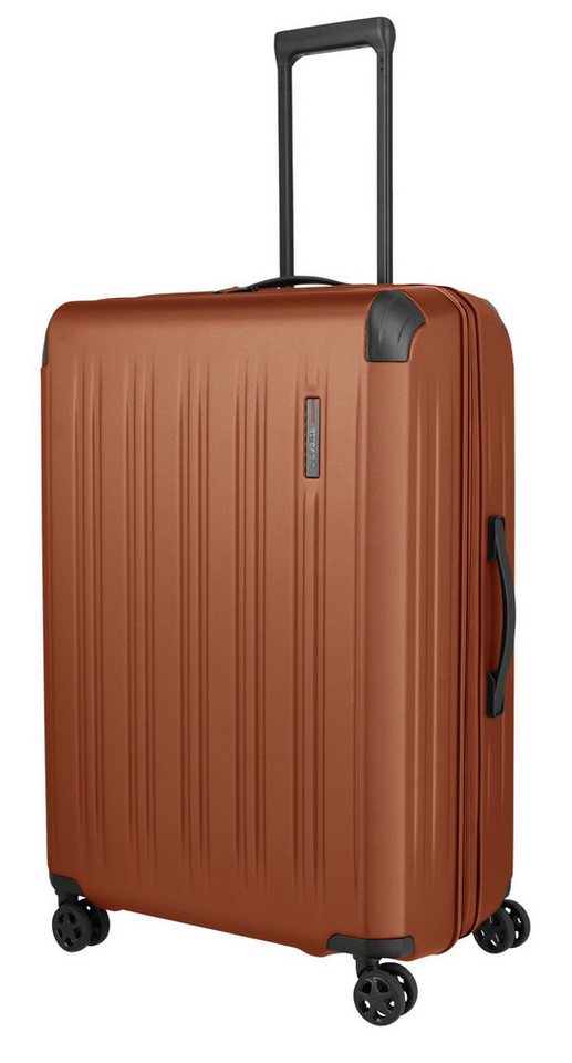 travelite Trolleyset DYNAMIIC S/M/L, verschiedene Farben, 4 Rollen, (Set, 3 tlg., S/M/L), Hartschalen-Koffer ABS Volumenerweiterung bei M/L