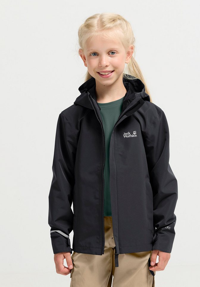 Jack Wolfskin Outdoorjacke HAZE 2L JKT K für Kinder, mit TEXAPORE CORE Technologie, wasserdicht, winddicht