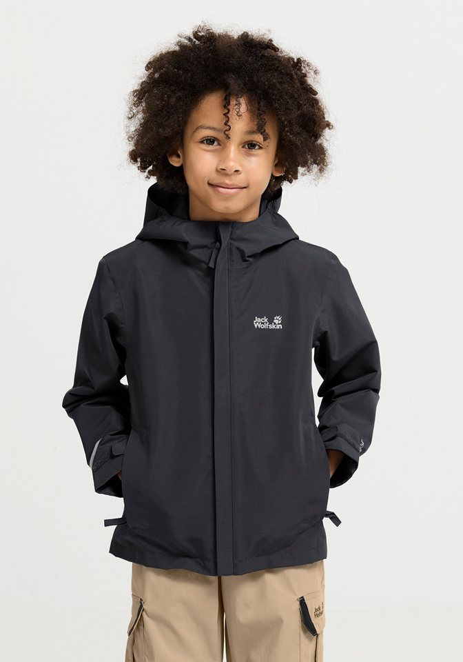 Jack Wolfskin Outdoorjacke HAZE 2L JKT K für Kinder, mit TEXAPORE CORE Technologie, wasserdicht, winddicht Bild 2