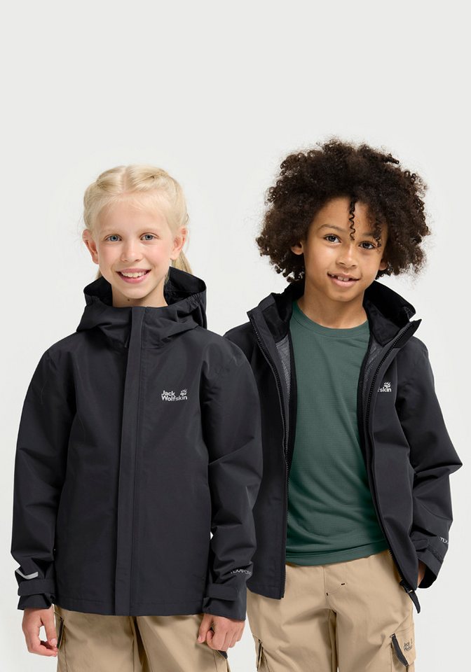 Jack Wolfskin Outdoorjacke HAZE 2L JKT K für Kinder, mit TEXAPORE CORE Technologie, wasserdicht, winddicht Bild 4