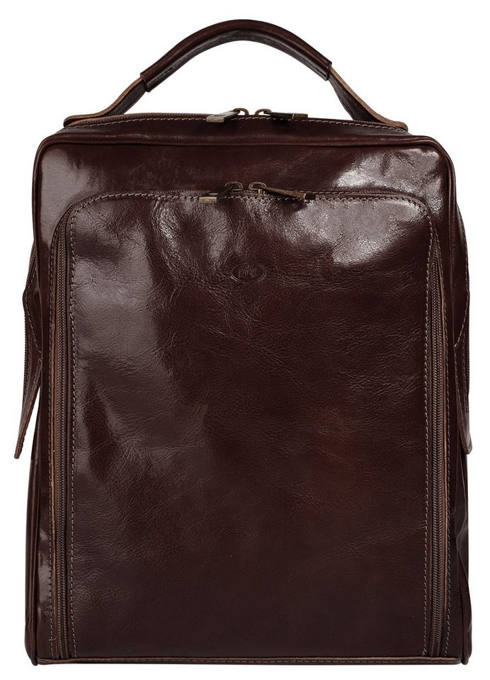 Piké Cityrucksack PIKÉ Damen echt Leder, Made in Italy, echt Leder, Made in Italy Bild 2
