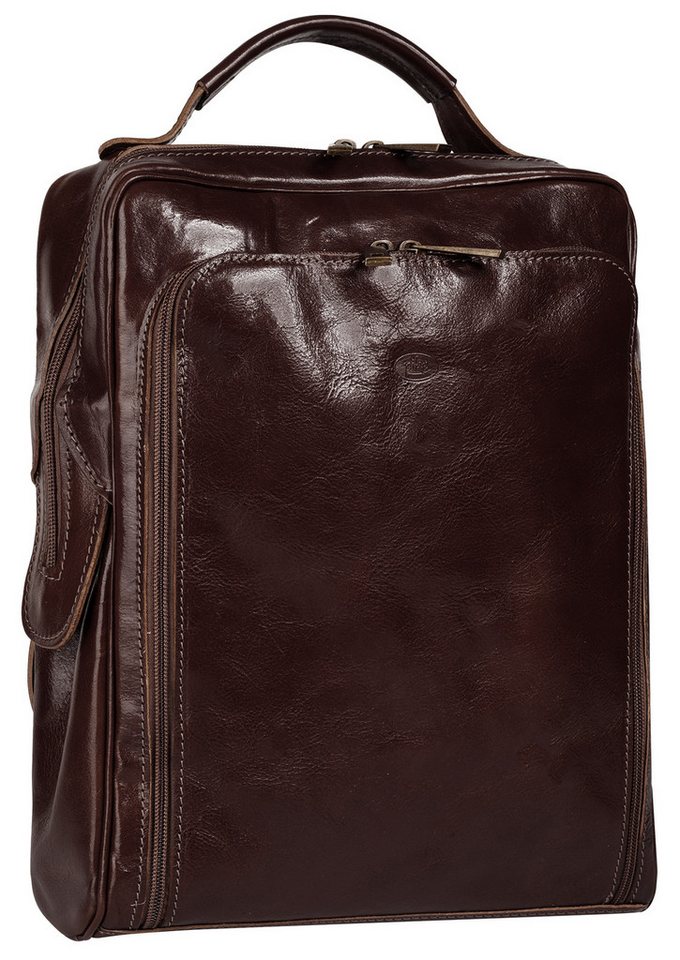 Piké Cityrucksack PIKÉ Damen echt Leder, Made in Italy, echt Leder, Made in Italy Bild 4