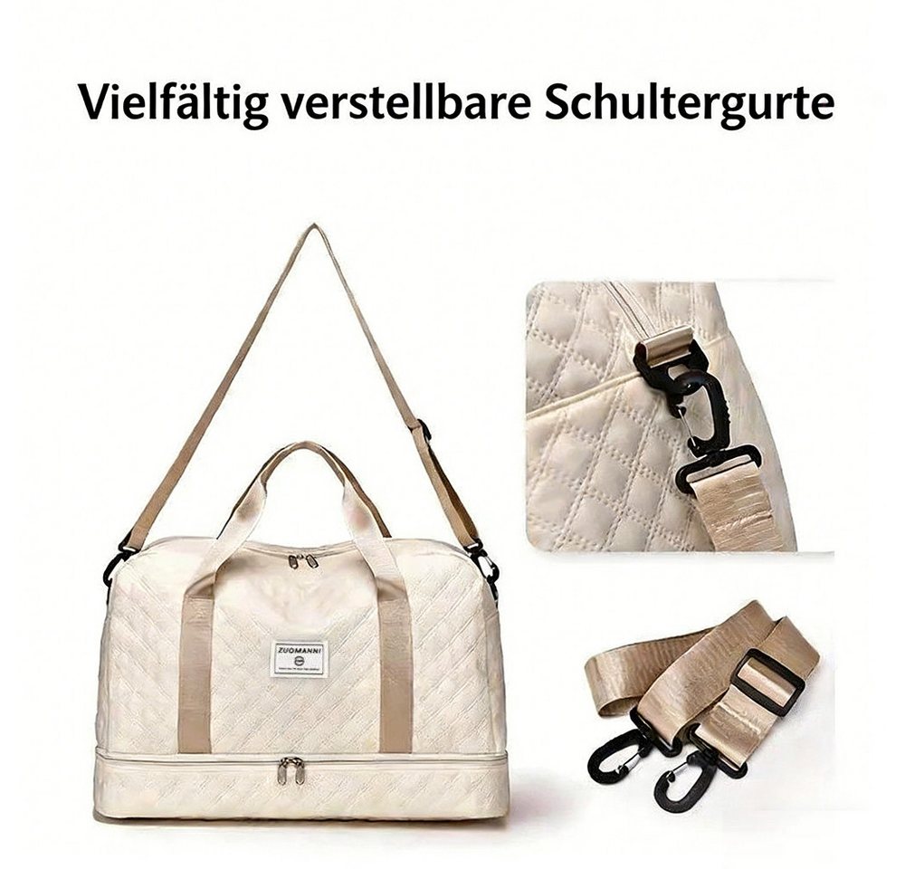 inschimmer Reisetasche Fitnesstasche Handgepäck Tasche Wasserdichte für Flugzeug Reisen Gym