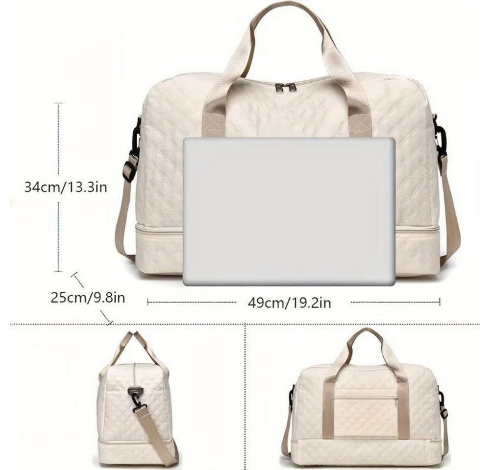 inschimmer Reisetasche Fitnesstasche Handgepäck Tasche Wasserdichte für Flugzeug Reisen Gym Bild 2