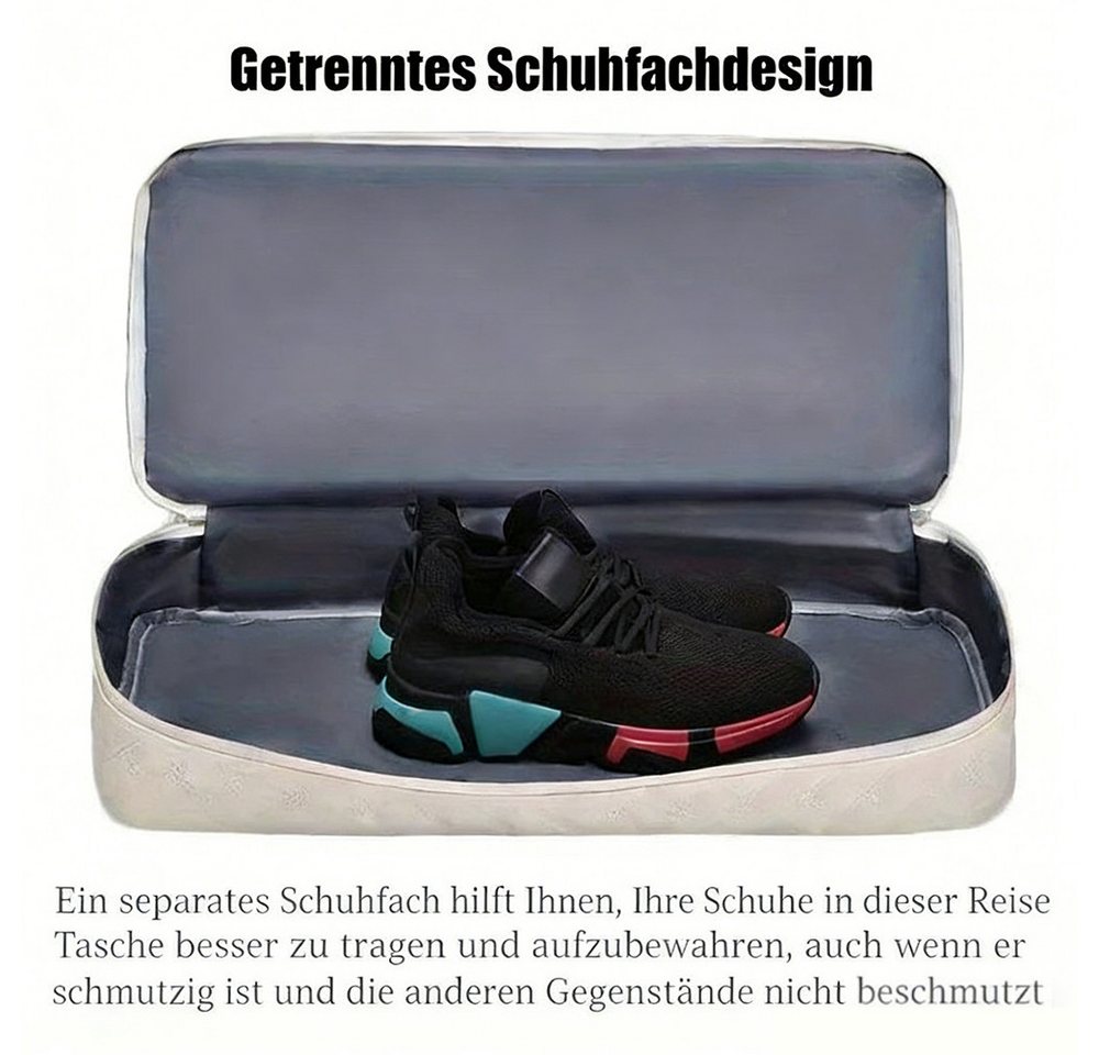 inschimmer Reisetasche Fitnesstasche Handgepäck Tasche Wasserdichte für Flugzeug Reisen Gym Bild 5