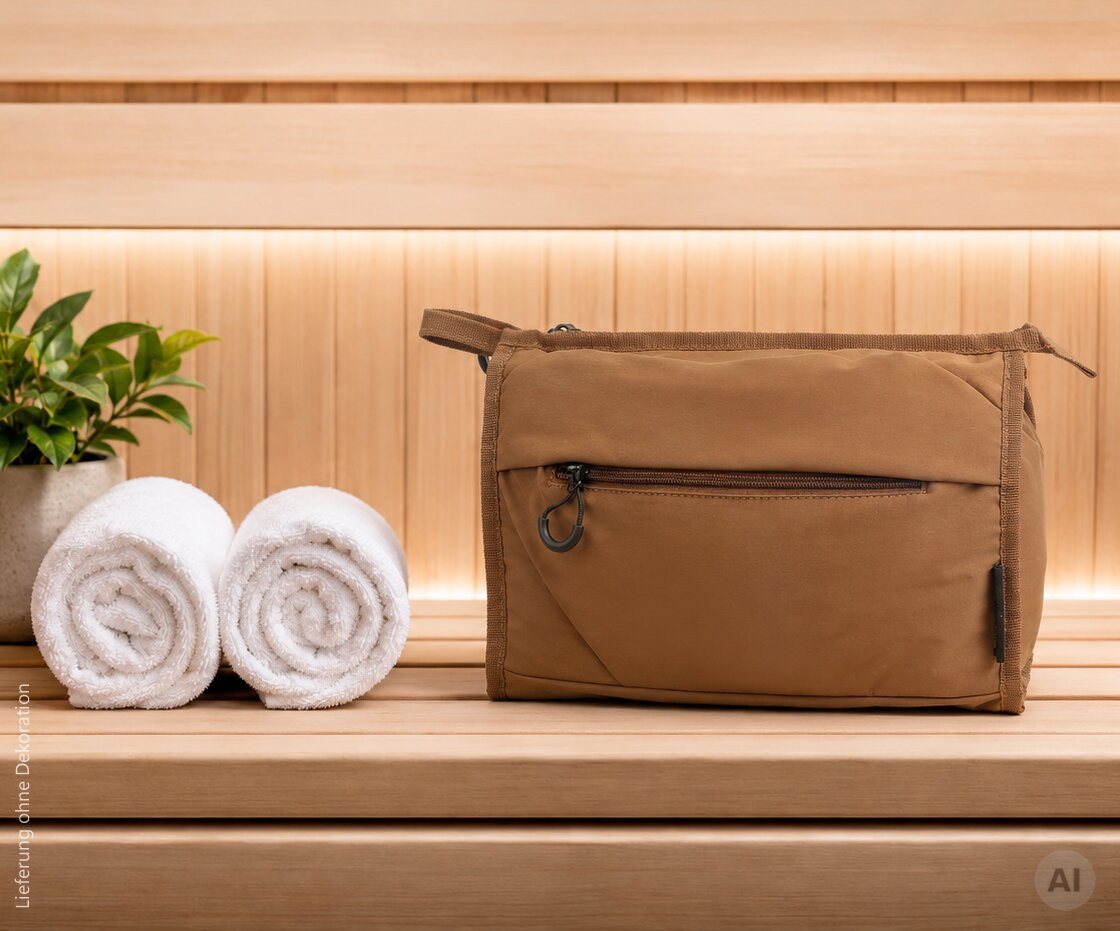 ELEPHANT Kulturbeutel Kulturtasche Porto groß Kosmetiktasche, Washbag Reise Gepäck Beautycase Tasche Kosmetikbeutel 3730 +b Bild 3