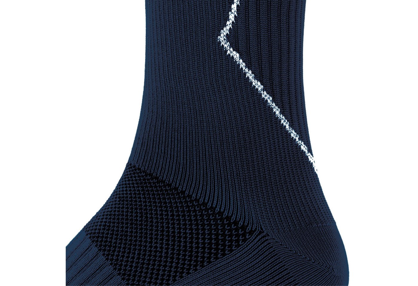 Black Snake Laufsocken Kompressionssocken Damen und Herren mit Stützzonen an Wade und Spann (Socken-Set, 2-Paar, Dunkelblau 39/42) Atmungsaktives Funktionsmaterial mit gepolsterter Sohle und Zehennaht Bild 3