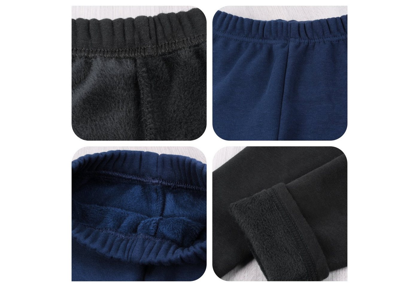 L&K-II Thermoleggings 4602 (1/2/3er-Pack, 2-tlg., 1/2/3er-Set) Winter gefütterte Mädchen Leggings Bild 3