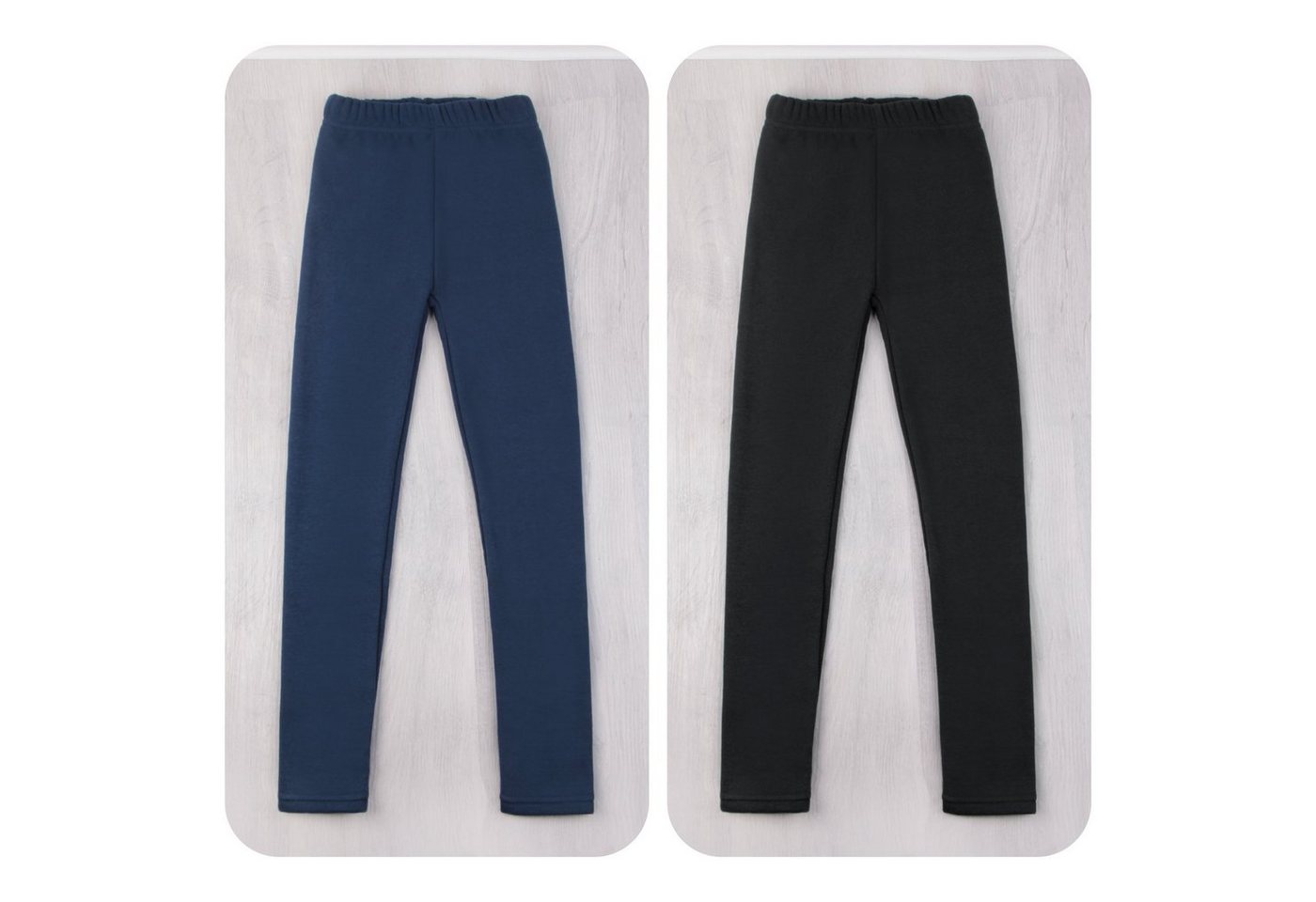 L&K-II Thermoleggings 4602 (1/2/3er-Pack, 2-tlg., 1/2/3er-Set) Winter gefütterte Mädchen Leggings Bild 5