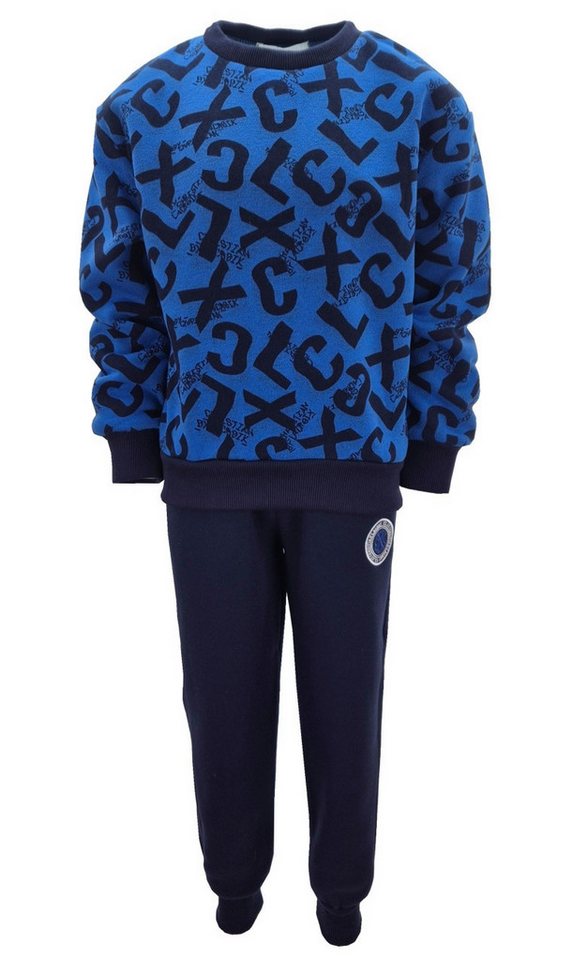 Fashion Boy Sweatanzug Freizeitset mit Weste, Kapuzen Jacke, Sweatshirt + Jogginghose, JF014 Bild 4