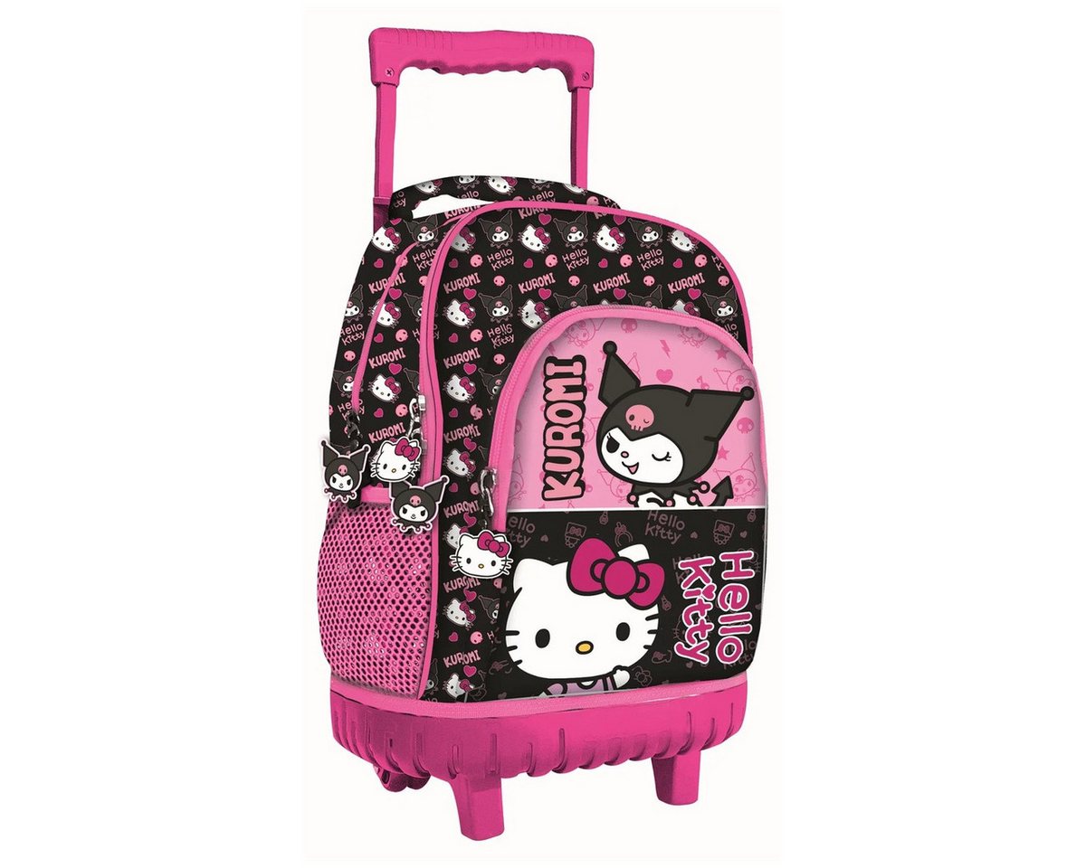 Hello Kitty Kinderrucksack Hello Kitty & Kuromi Premium Roll-Schultasche, Tasche 44 cm (1-tlg)