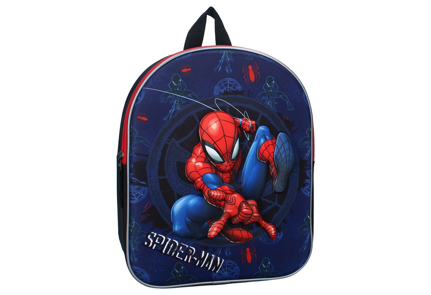 Spiderman Kinderrucksack 3D Schulrucksack mit großem Hauptfach und verstellbaren Schultergurten Bild 3