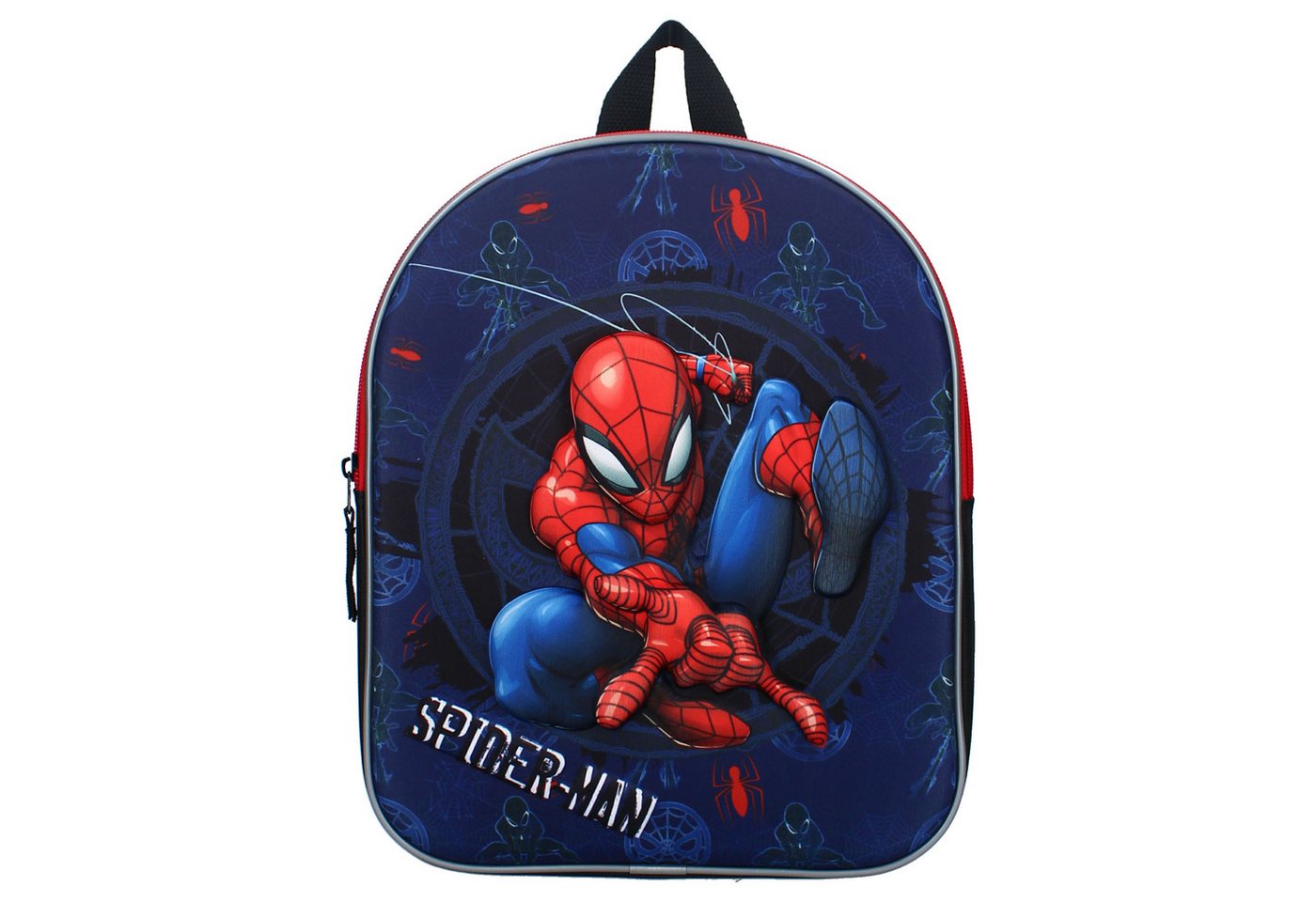 Spiderman Kinderrucksack 3D Schulrucksack mit großem Hauptfach und verstellbaren Schultergurten Bild 4
