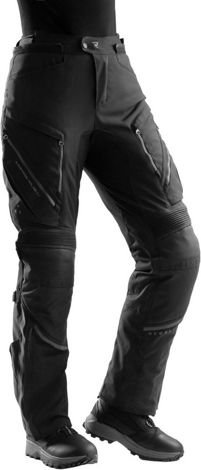 Rebelhorn Motorradhose Hardy 3.0 wasserdichte Damen Motorrad Textilhose Verbindungsreißverschluss,Hüftprotektoren enthalten,Knieprotektor Bild 5