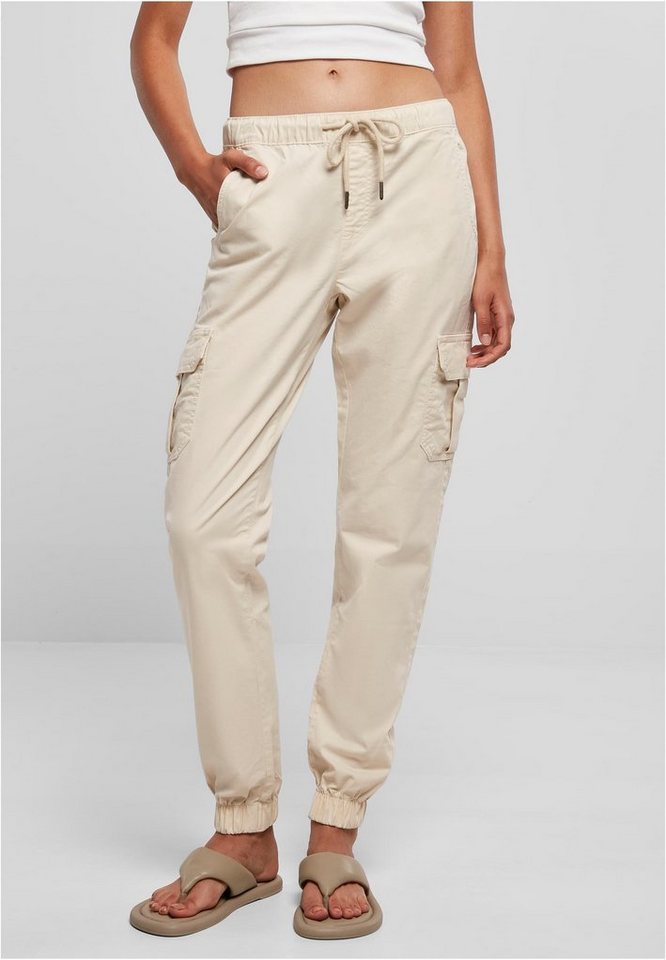 URBAN CLASSICS Funktionshose Ladies High Waist Cargo Jogging Pants Bild 2