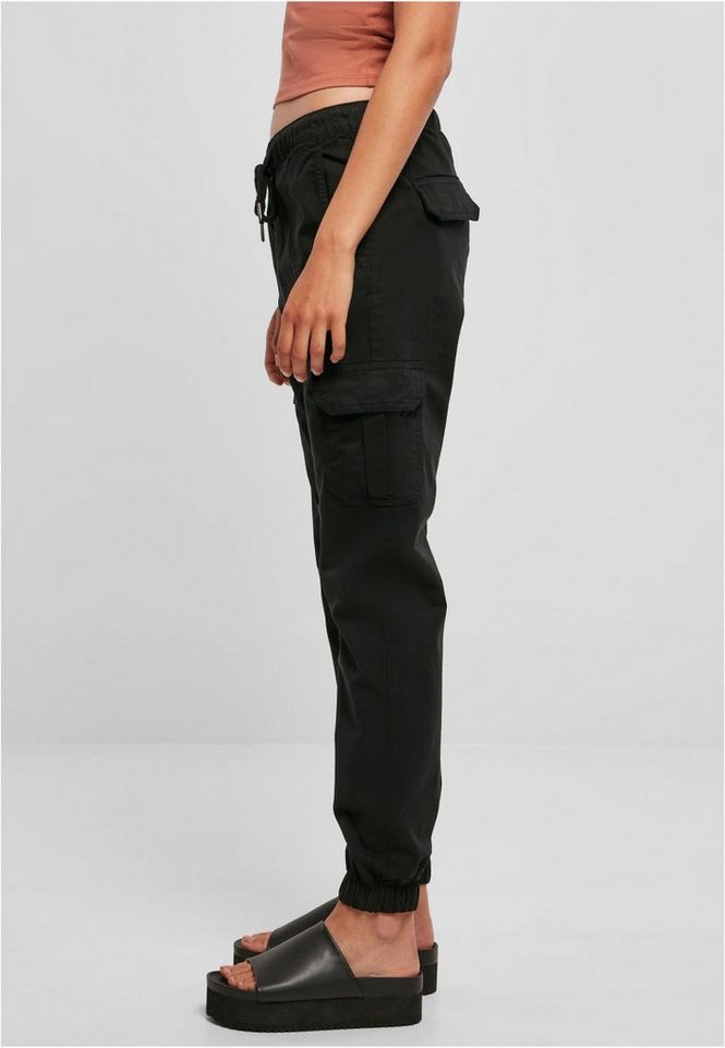 URBAN CLASSICS Funktionshose Ladies High Waist Cargo Jogging Pants Bild 3