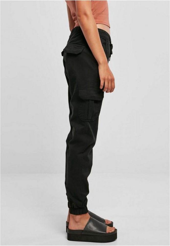 URBAN CLASSICS Funktionshose Ladies High Waist Cargo Jogging Pants Bild 4
