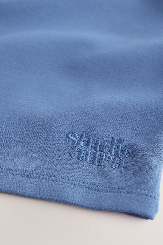 Next Sweatanzug Set mit langen Ärmeln und weitem Beinschnitt (2-tlg)