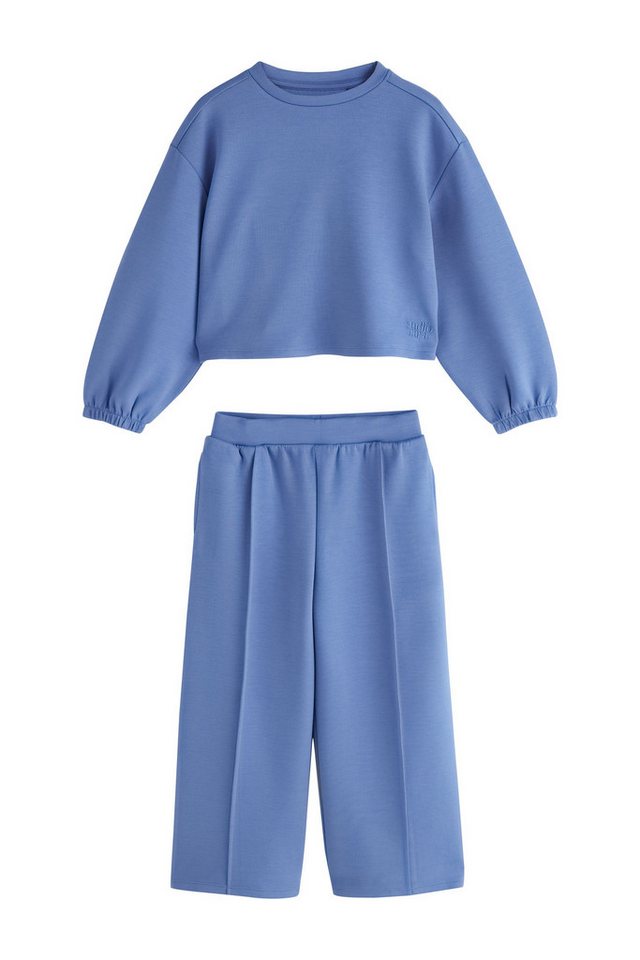 Next Sweatanzug Set mit langen Ärmeln und weitem Beinschnitt (2-tlg) Bild 5