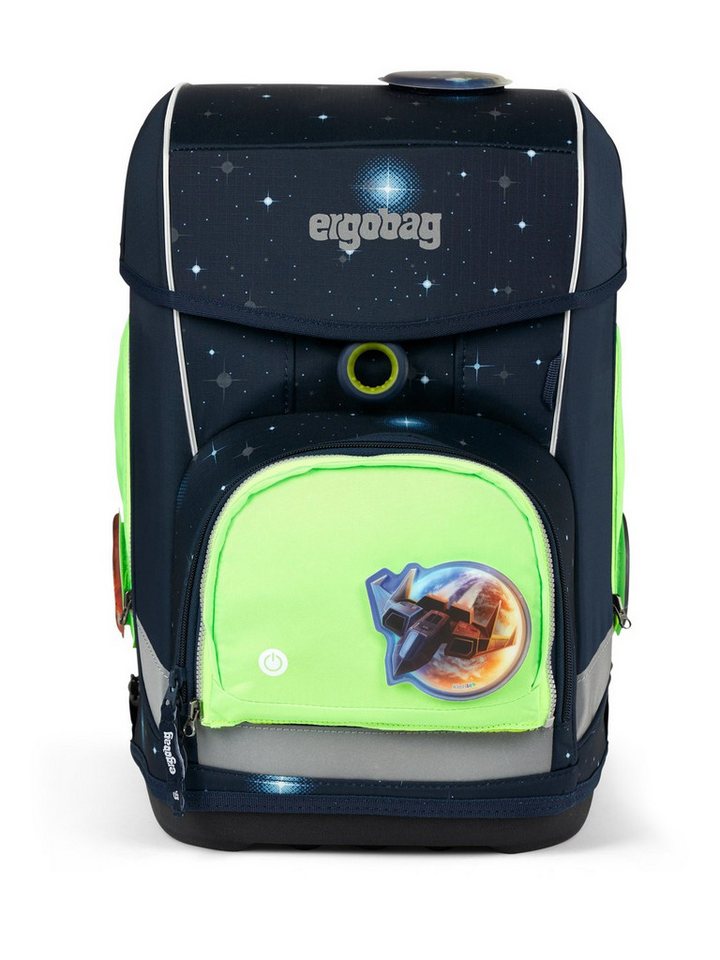 ergobag Schulranzen Fluo LED Zip-Set Grün Sicherheits-Set (4-teilig), Sicherheit, Neonfarben Bild 4