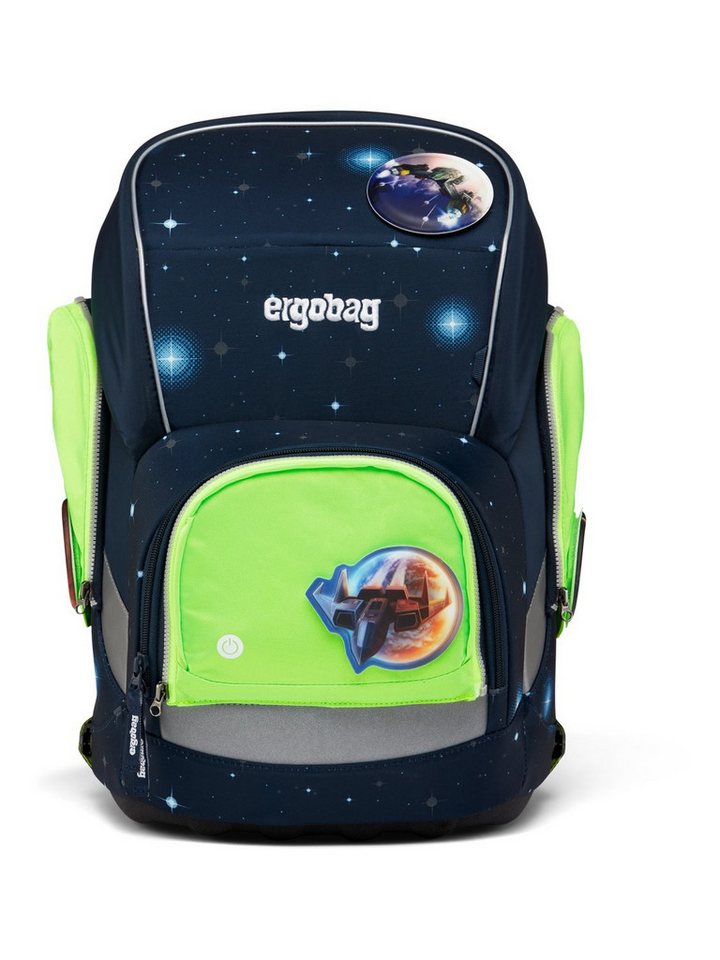 ergobag Schulranzen Fluo LED Zip-Set Grün Sicherheits-Set (4-teilig), Sicherheit, Neonfarben Bild 5