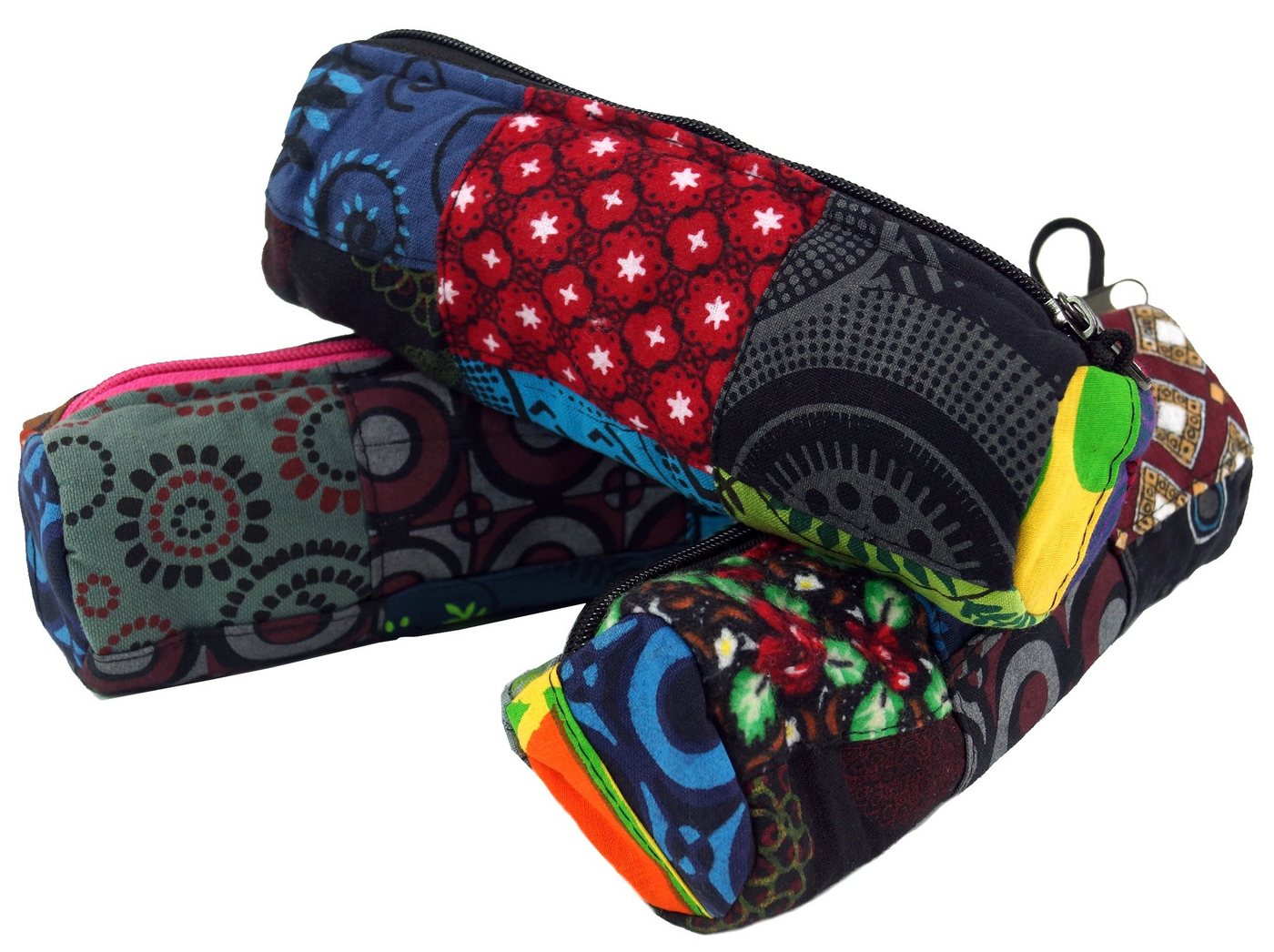 Guru-Shop Aufbewahrungstasche Stifttasche Ethno, Ethno Patchwork Mäppchen Bild 2