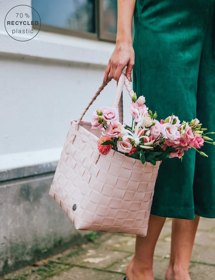 Handed By Einkaufsshopper HANDED BY Shopper Paris pastell rosa Tasche Korb rose Bild 3