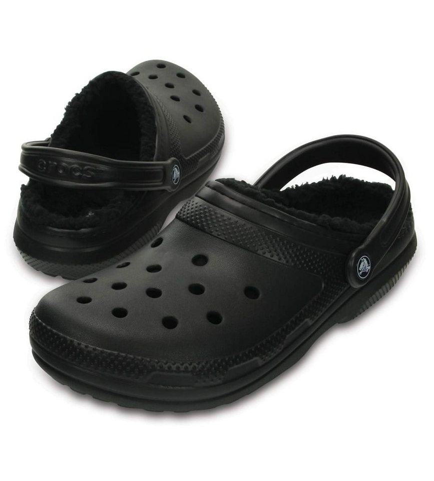 Crocs Classic Lined Clog (mit innenfutter) schwarz Sandale Badeschuh Bild 4