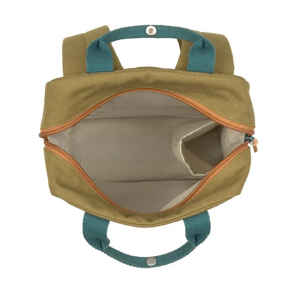 LÄSSIG Kinderrucksack Little One & Me Square Backpack Small olive