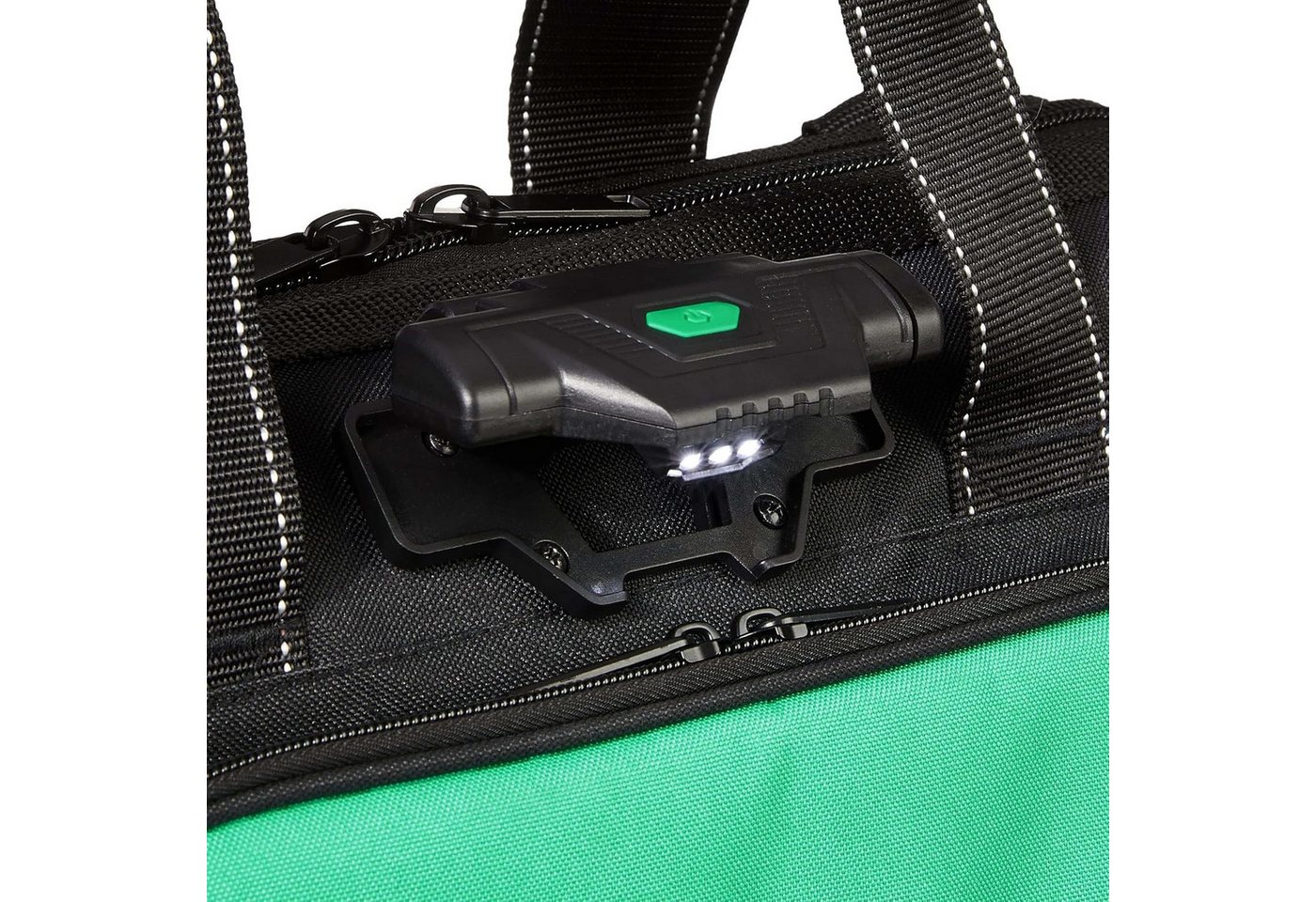 Mustbau Werkzeugtasche Beleuchtete Organizer-Werkzeugtasche, für Bohrer, Bits, Schraubendreher, Schlüsselsätze, Verlängerungskabel