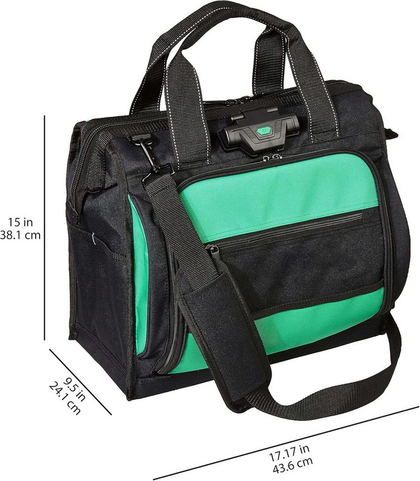 Mustbau Werkzeugtasche Beleuchtete Organizer-Werkzeugtasche, für Bohrer, Bits, Schraubendreher, Schlüsselsätze, Verlängerungskabel Bild 3