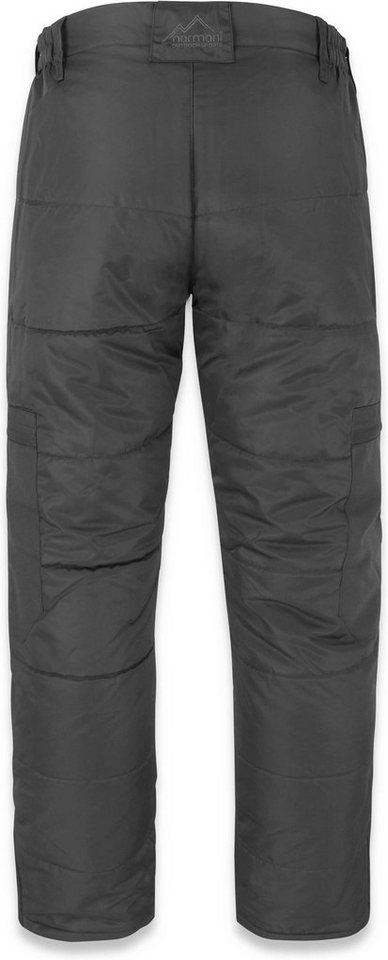 normani Thermohose Herren Thermohose Jirishanca Wasserdichte Winterhose Skihose wattierte Outdoorhose mit Taschen