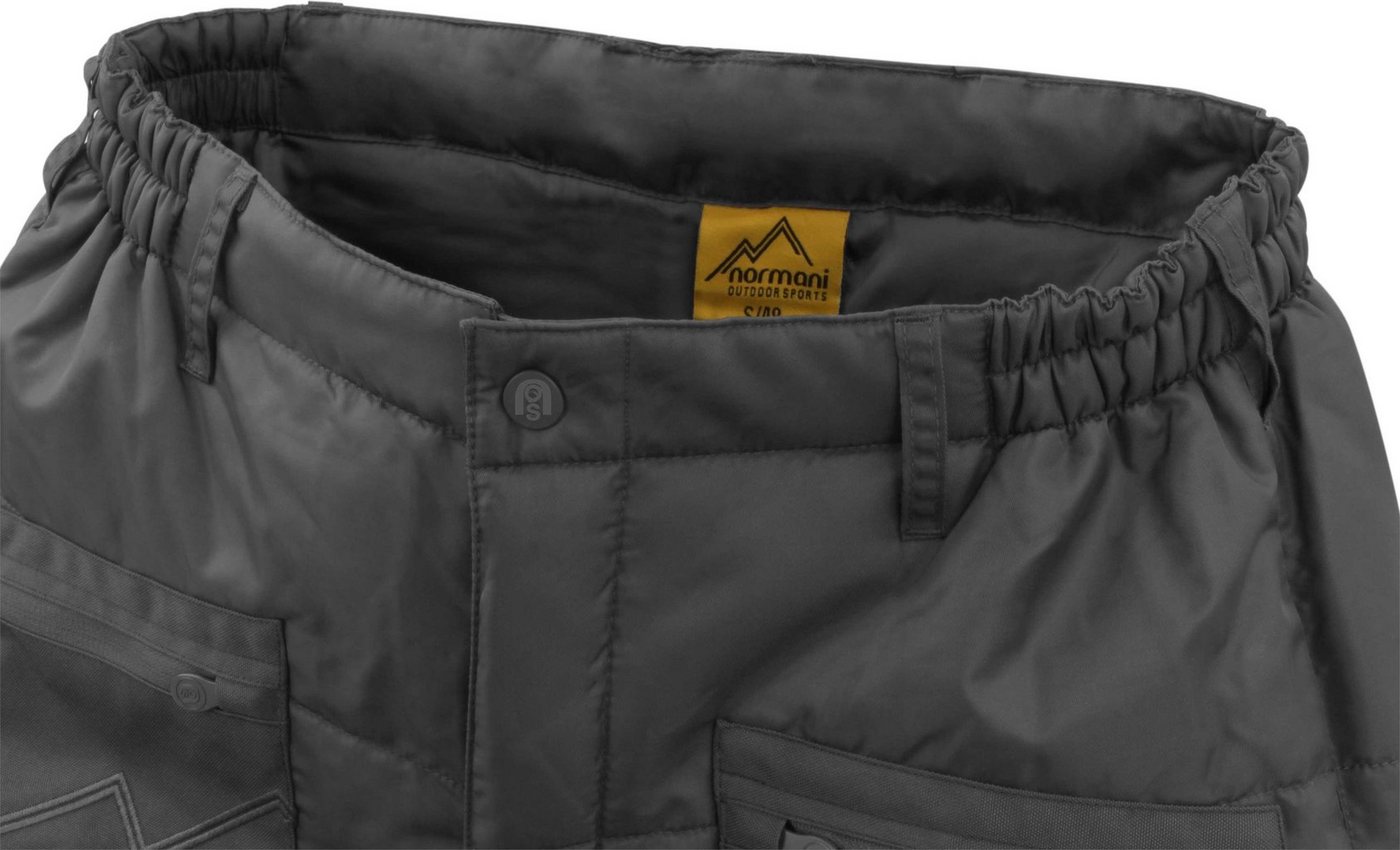 normani Thermohose Herren Thermohose Jirishanca Wasserdichte Winterhose Skihose wattierte Outdoorhose mit Taschen Bild 2