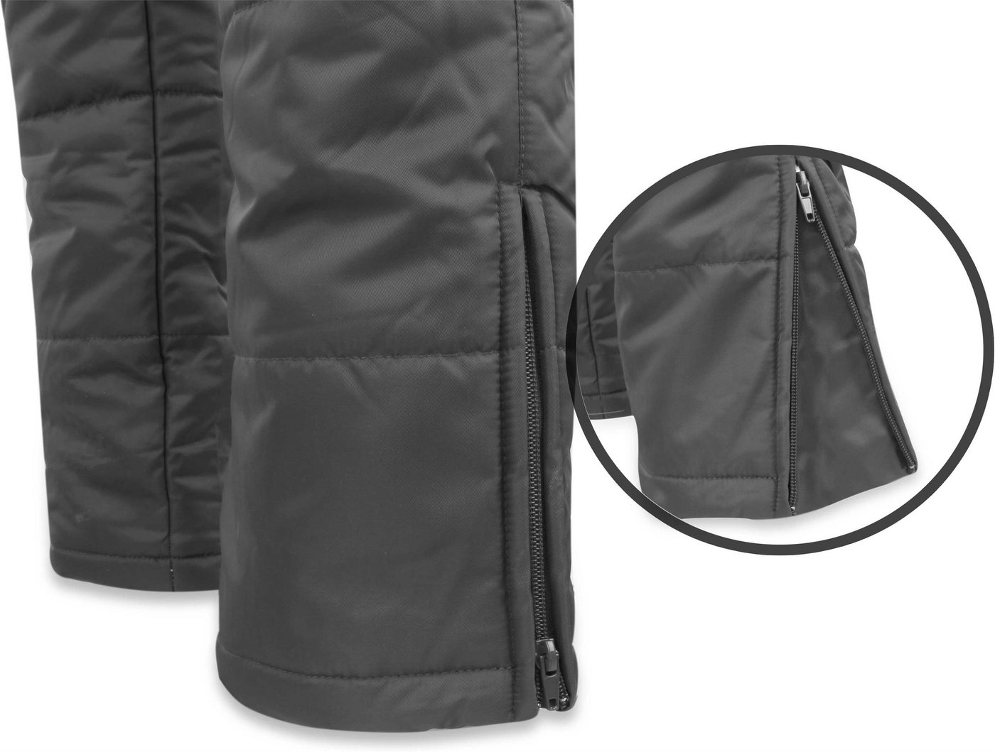 normani Thermohose Herren Thermohose Jirishanca Wasserdichte Winterhose Skihose wattierte Outdoorhose mit Taschen Bild 5