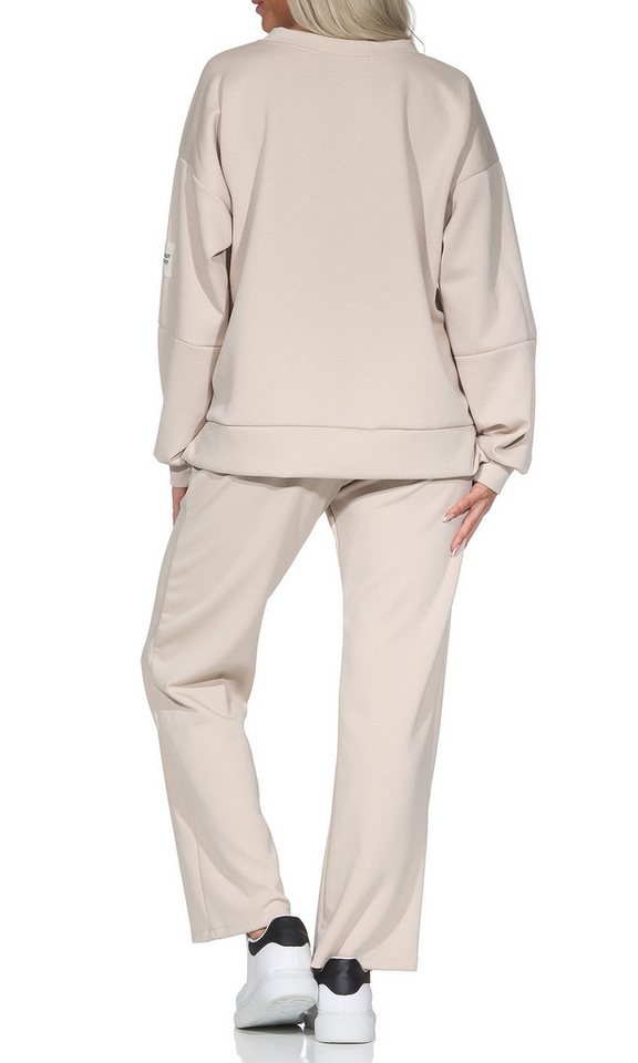 simaranda Jogginganzug Damen Jogginganzug 9 42-46 Beige Bild 2