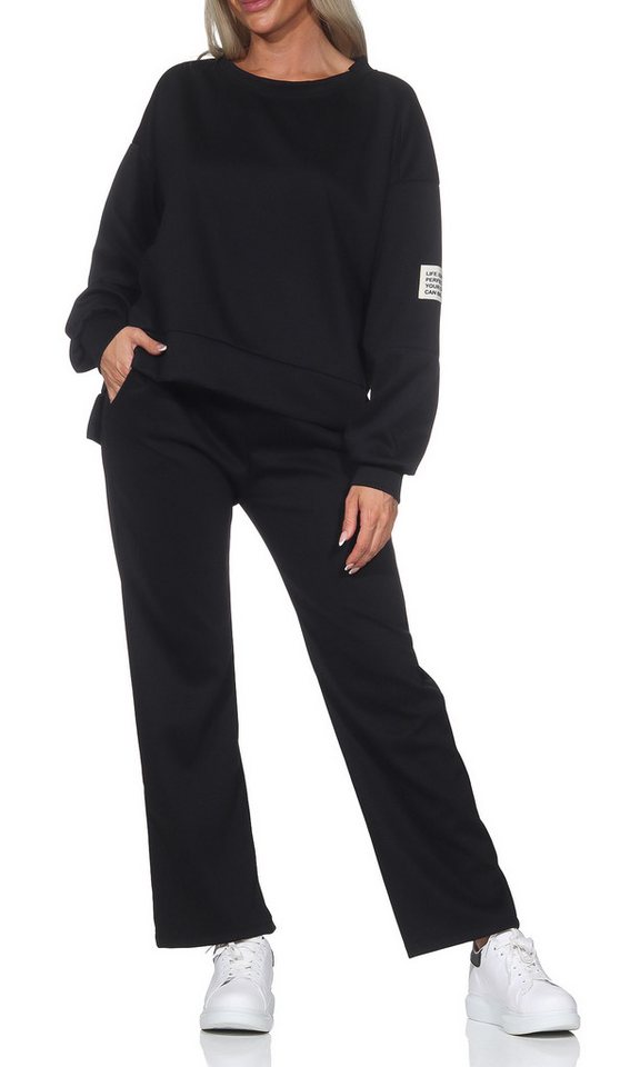 simaranda Jogginganzug Damen Jogginganzug 9 42-46 Schwarz Bild 2
