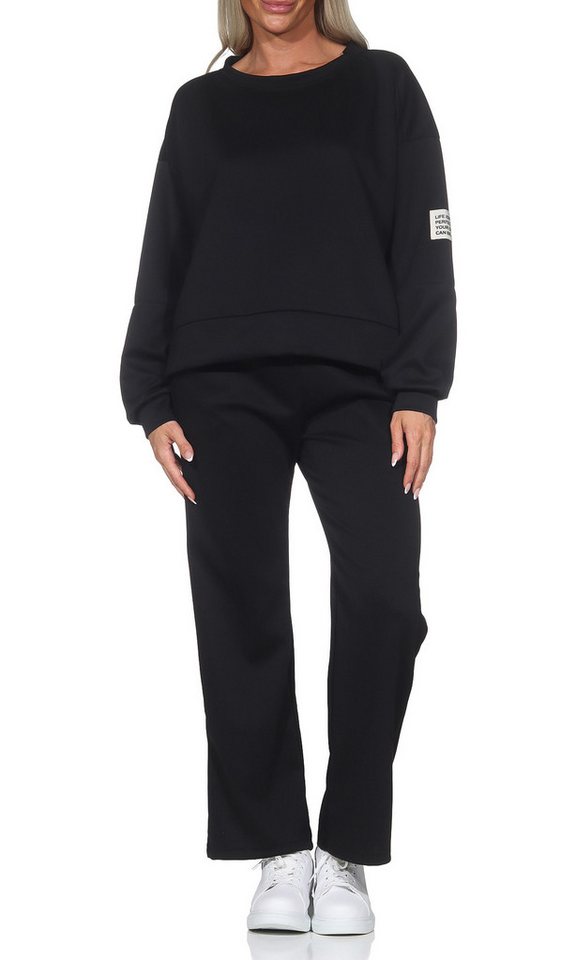 simaranda Jogginganzug Damen Jogginganzug 9 42-46 Schwarz Bild 3