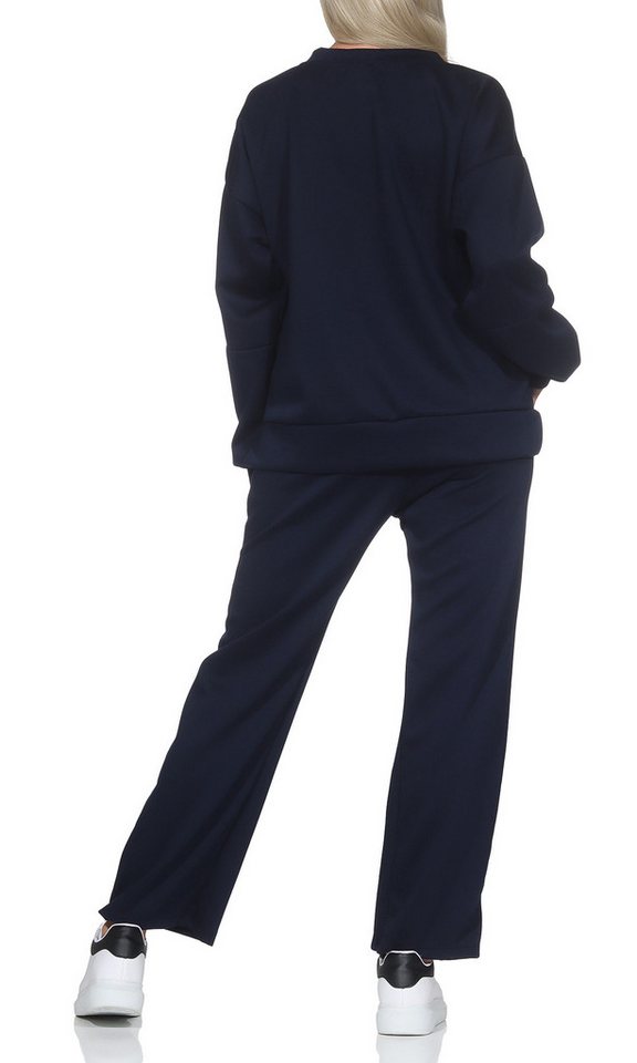 simaranda Jogginganzug Damen Jogginganzug 9 36-40 Dunkelblau