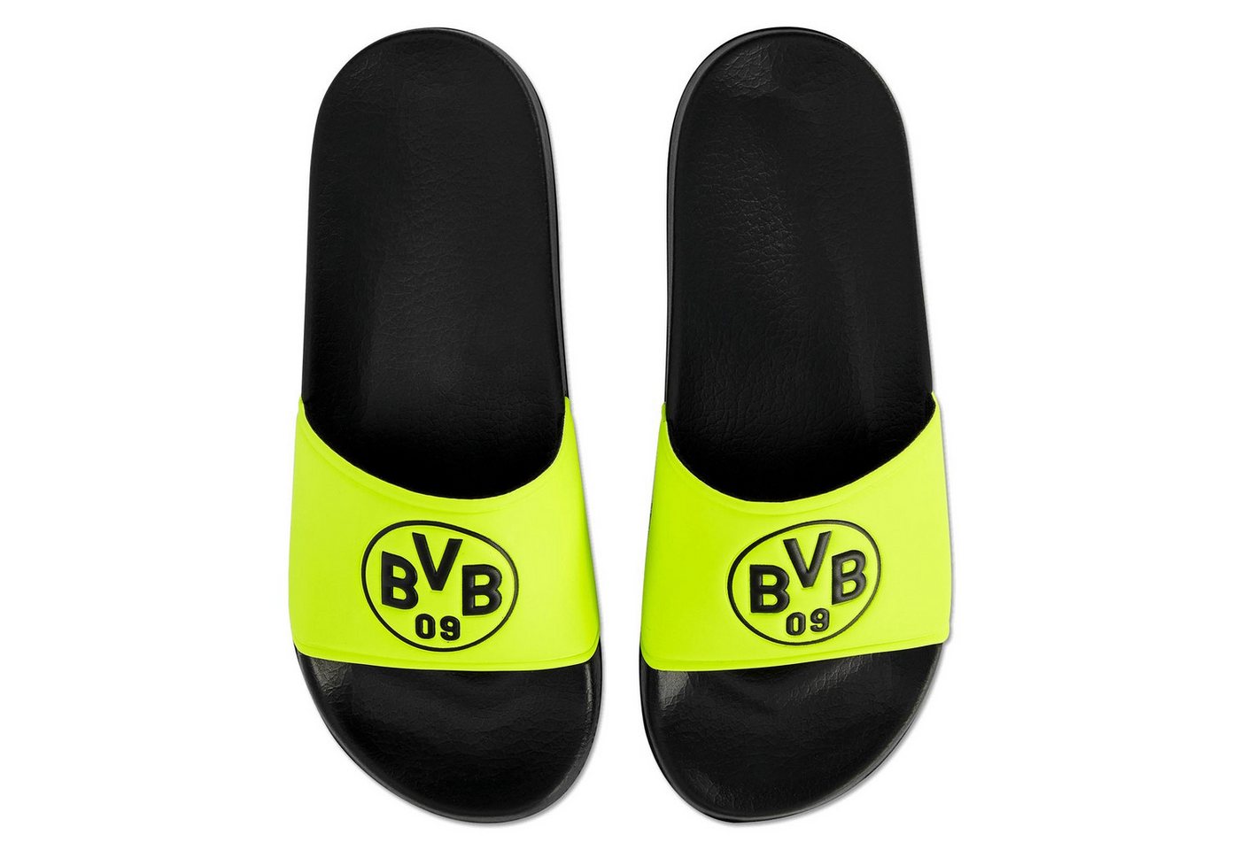 BVB BVB Badeschlappen Logo neon Badeschuh Bild 3