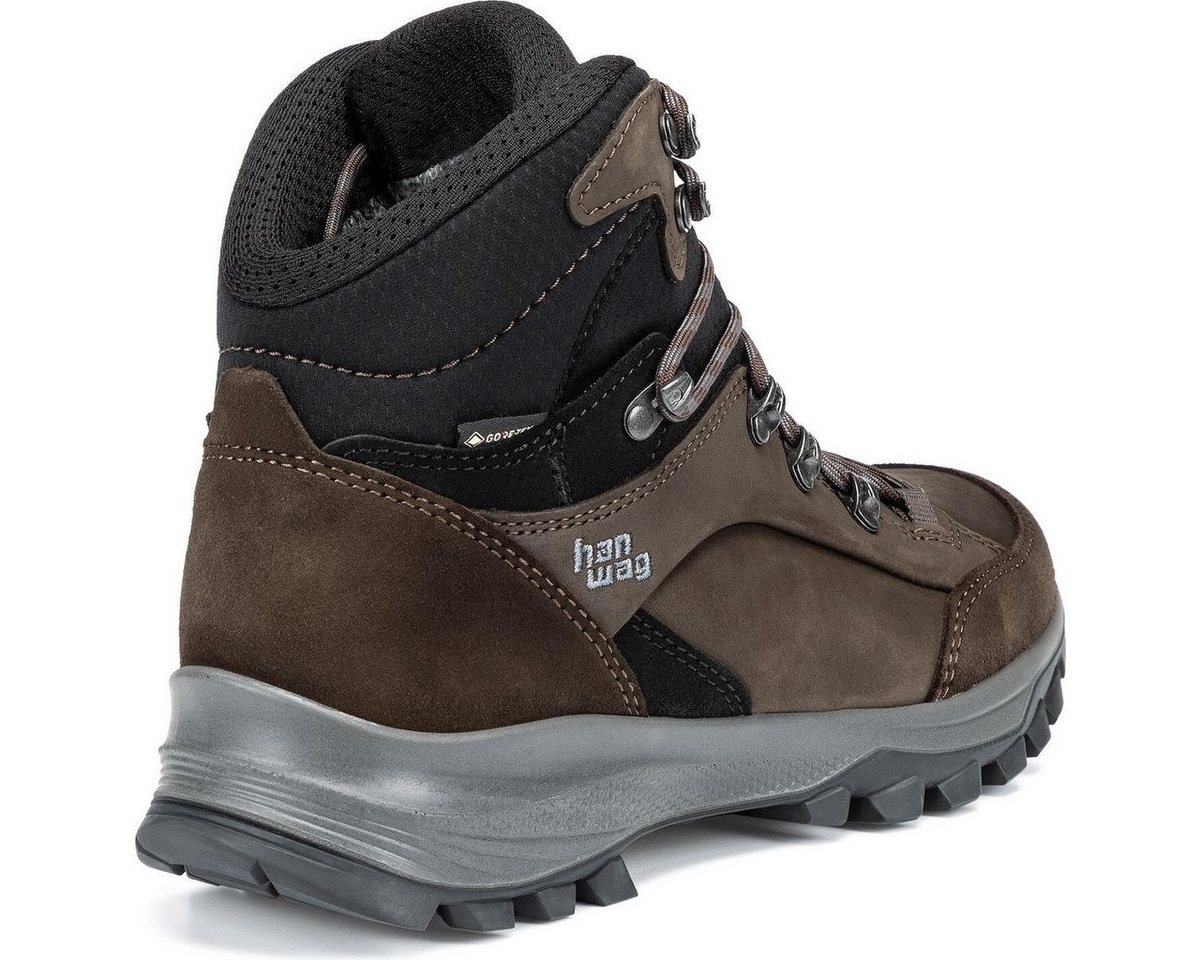 Hanwag Banks Lady GTX Hikingschuh Damen-Wanderschuh mit hochwertigem Nubukleder, wasserdichtem Gore-Tex