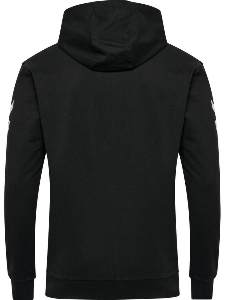 hummel Trainingsjacke hmlGO 2.0 Chevron Full-Zip Hoodie (Baumwolle, mit Kapuze) schwarz Bild 2