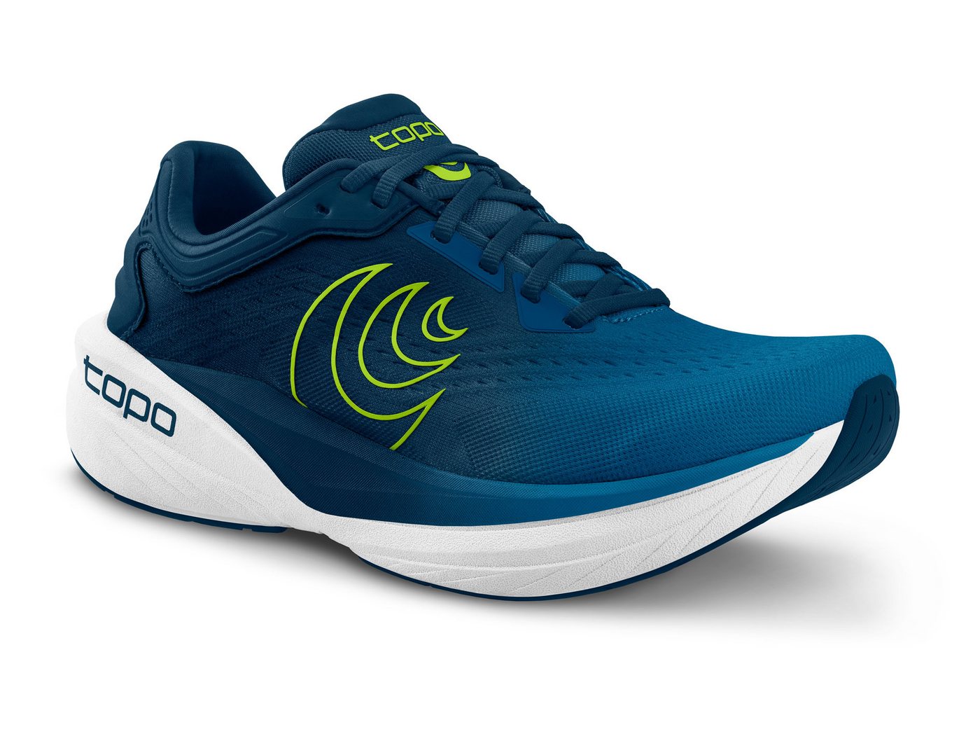 Topo Phantom 4 (Dämpfung, breitere Zehenbox) blau/lime Herren Laufschuh Bild 4