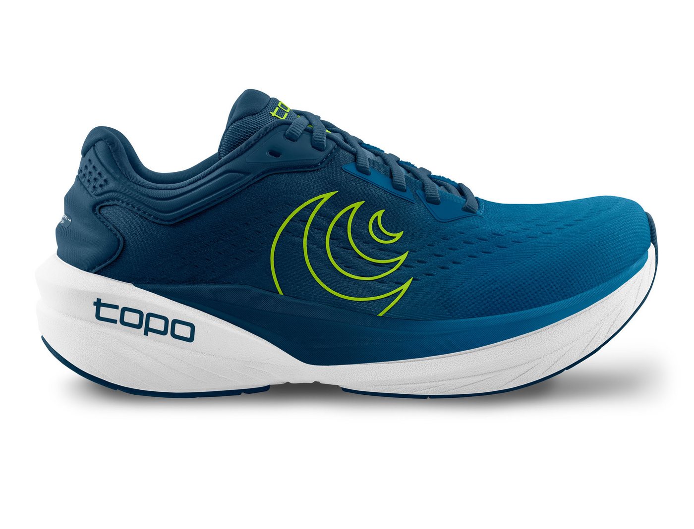 Topo Phantom 4 (Dämpfung, breitere Zehenbox) blau/lime Herren Laufschuh Bild 5