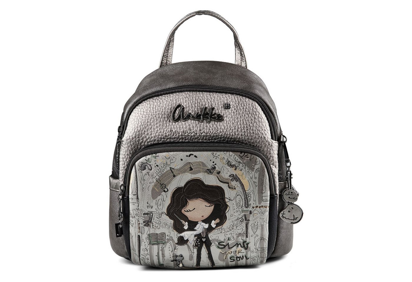 Anekke Cityrucksack Orchestra, Polyurethan Bild 4
