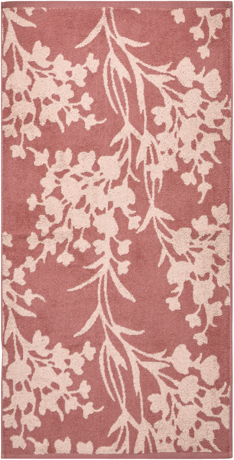 LIVARNO® Frottier-Handtücher, 2 Stück, 50 x 100 cm (Blume) Bild 2