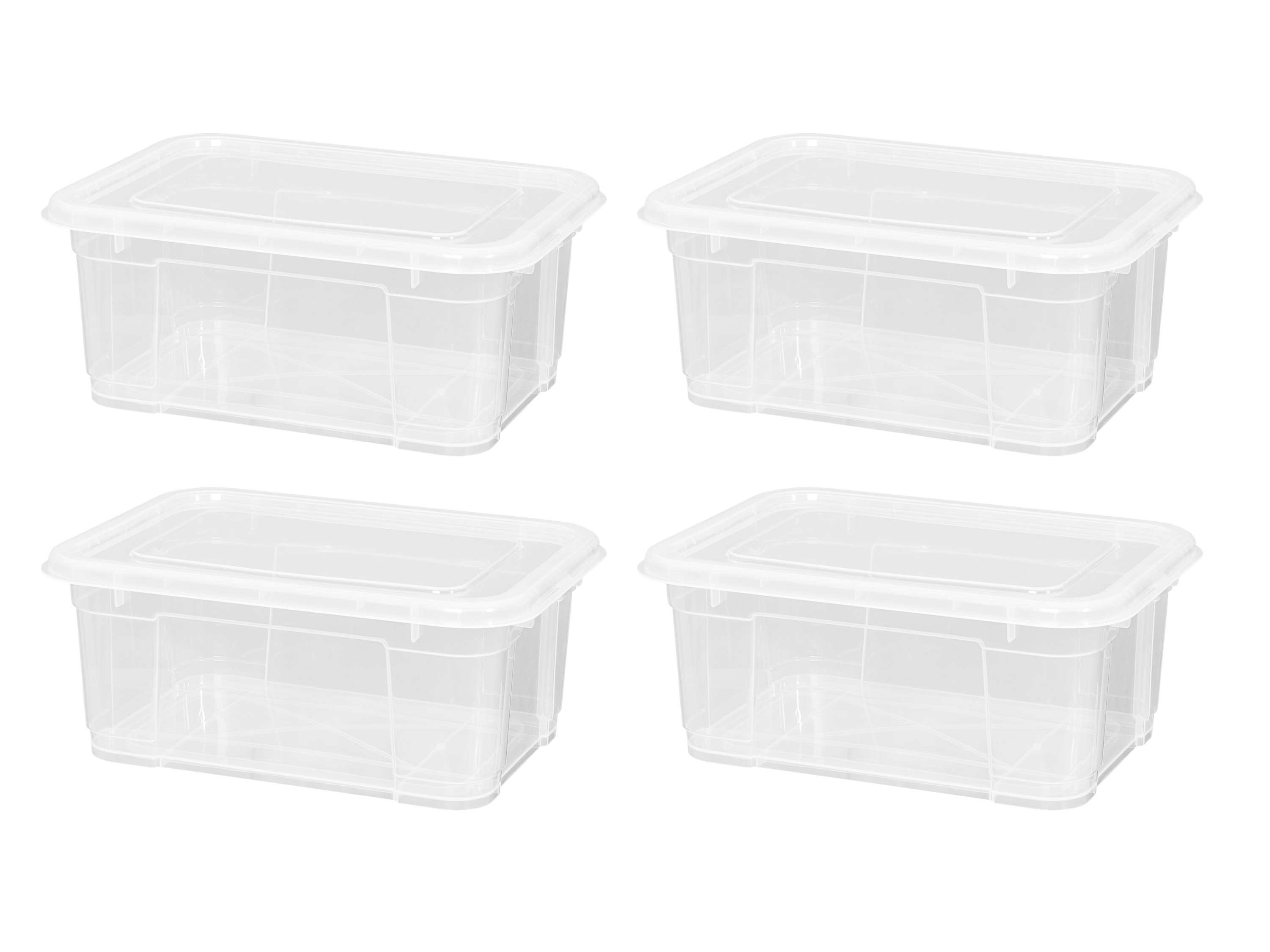 W5 Boxen mit Deckel, 40x29 x16 cm/ ca. 11 L Bild 2