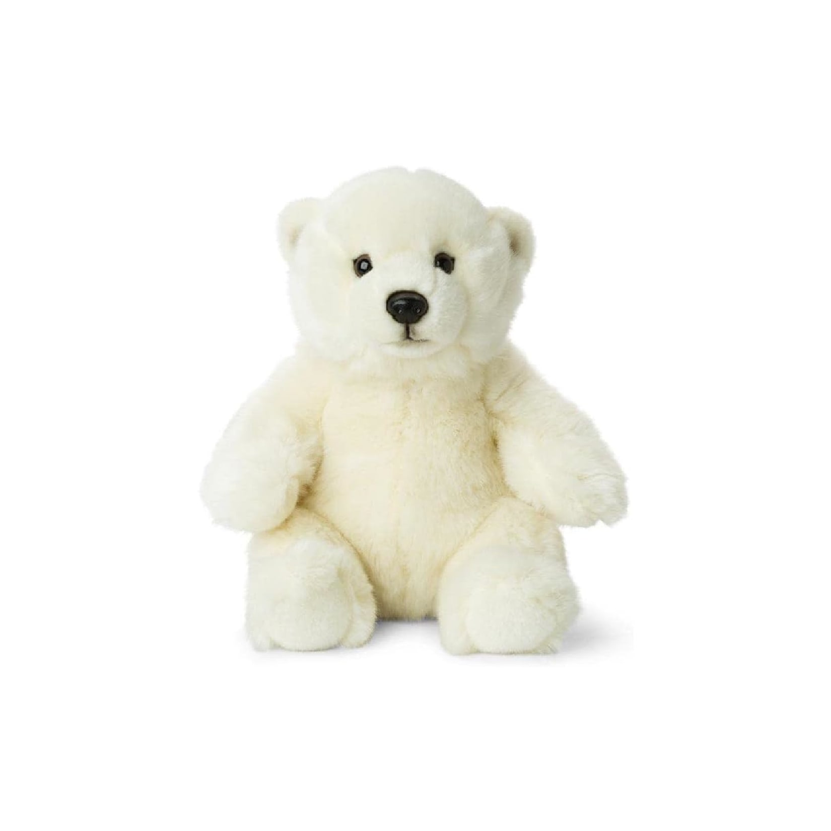 WWF Plüschtier Eisbär (sitzend, 22cm) lebensecht Kuscheltier Stofftier