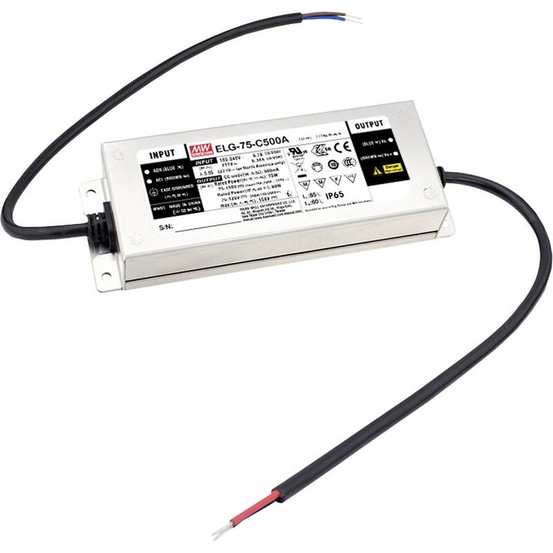 [neuwertig] B-ware Mean Well Schaltnetzteil Netzgerät Led Ip67 75w 75-150v 500ma Cc