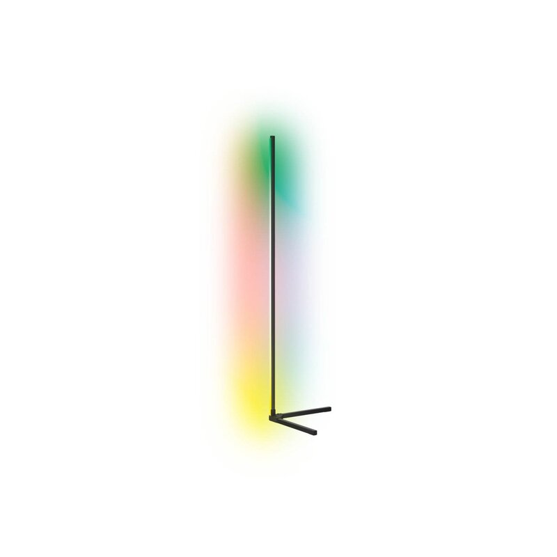 [gebraucht] B-ware Calex Stehleuchte Standlampe Smart Led Mit Fernbedienung Rgbw Schwarz Kunststoff